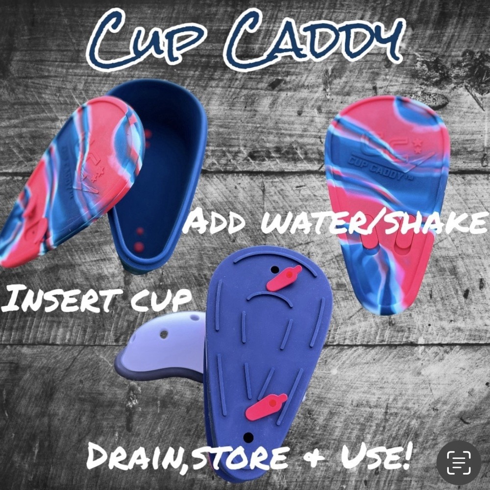 Athletic Cup Storage Cup Caddy Container Baseball & Contact Sports Red/Blue‎ - Picture 3 of 12